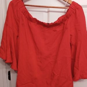 Forever 21 flare sleeve, open back